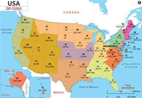 us zip code list.